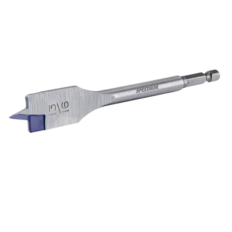 Irwin Speedbor 13/16 in. X 6 in. L Carbon Steel Wood Boring Bit Hex Shank