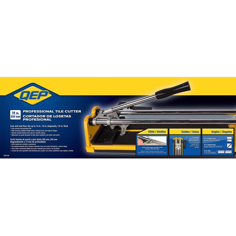 QEP 4.5 in. H X 6.1 in. W X 14 in. L Steel Tile Cutter