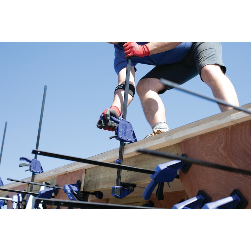 Irwin Quick-Grip 18 in. X 3-1/2 in. D Bar Clamp 300 lb