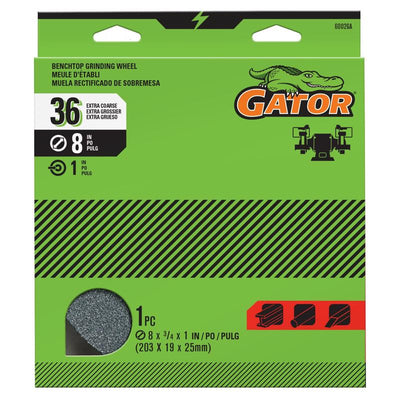 Gator 8 in. D X 1 in. Grinding Wheel