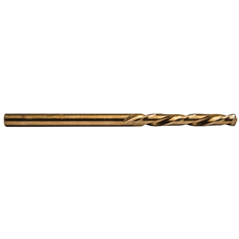Century Drill & Tool 1/8 in. X 2-1/4 in. L Cobalt Steel Stubby Drill Bit Straight Shank
