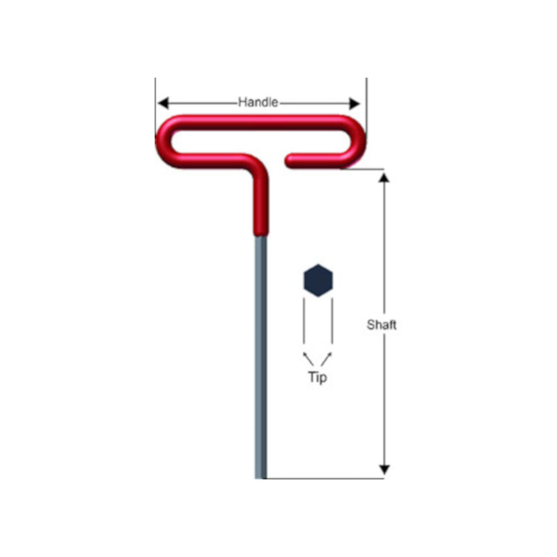 Eklind 3/32 in. SAE T-Handle Hex Key