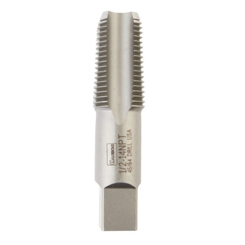 Irwin Hanson High Carbon Steel SAE Pipe Taper Tap 1/2 in.