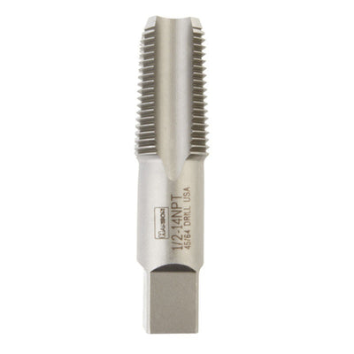 Irwin Hanson High Carbon Steel SAE Pipe Taper Tap 1/2 in.