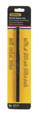 General 8-1/2 in. L X 7/16 in. W High Carbon Steel Assorted Thread Repair File