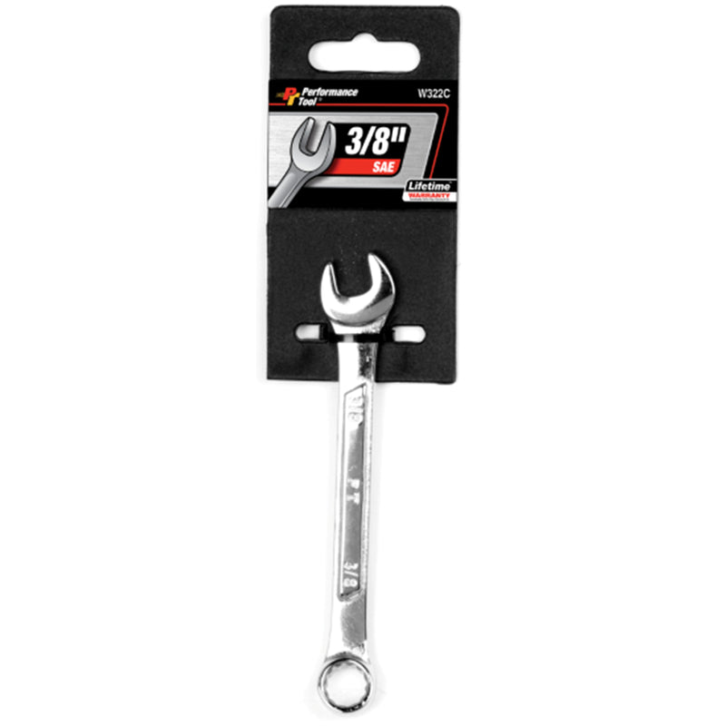 Performance Tool 3/8 in. X 3/8 in. 12 Point SAE Combination Wrench