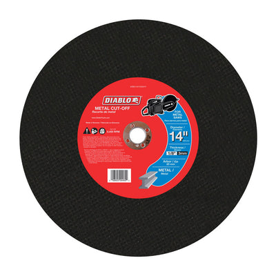 Diablo 14 in. D X 20 mm Aluminum Oxide High Speed Metal Cut-Off Disc