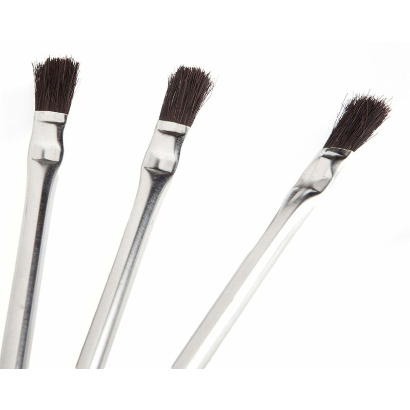 Forney Solder Flux Brush Tin-Plated 3 pc