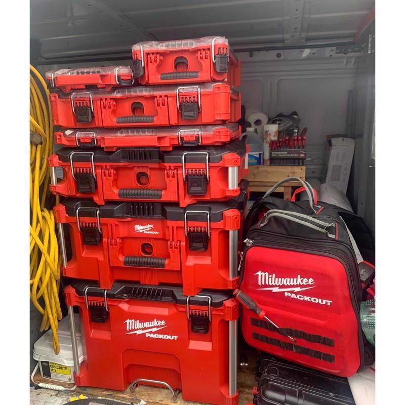 Milwaukee Packout 9.8 in. W X 15.2 in. D Compact Organizer Impact-Resistant Poly 5 compartments Red