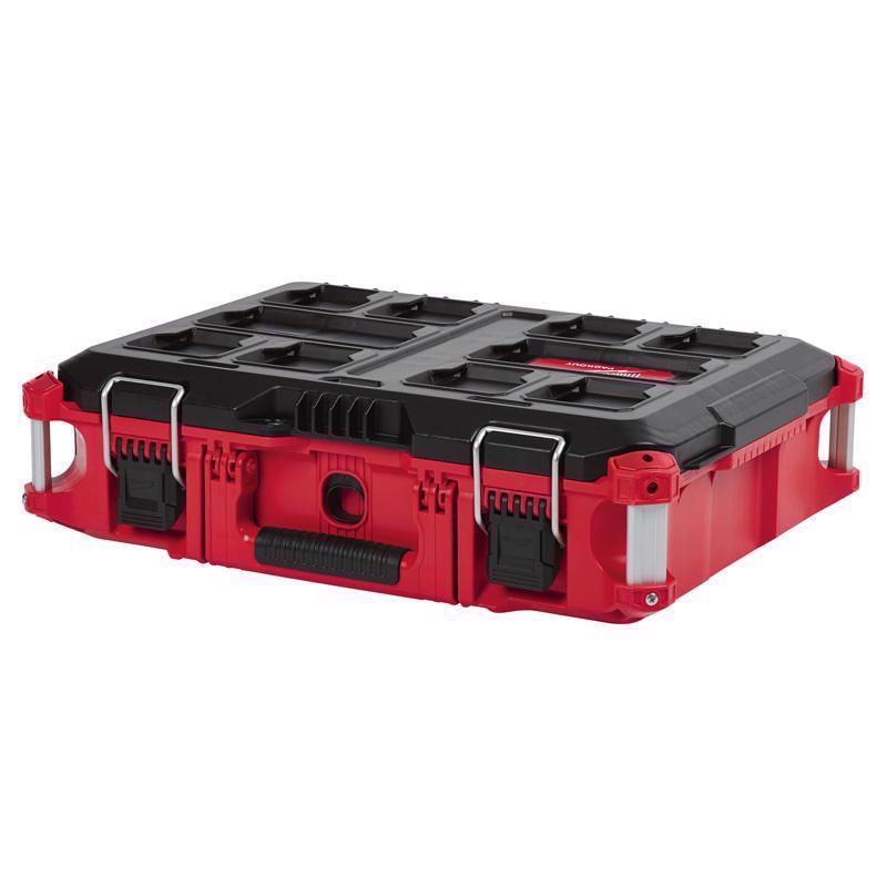 Milwaukee Packout 22 in. Medium Tool Box Black/Red