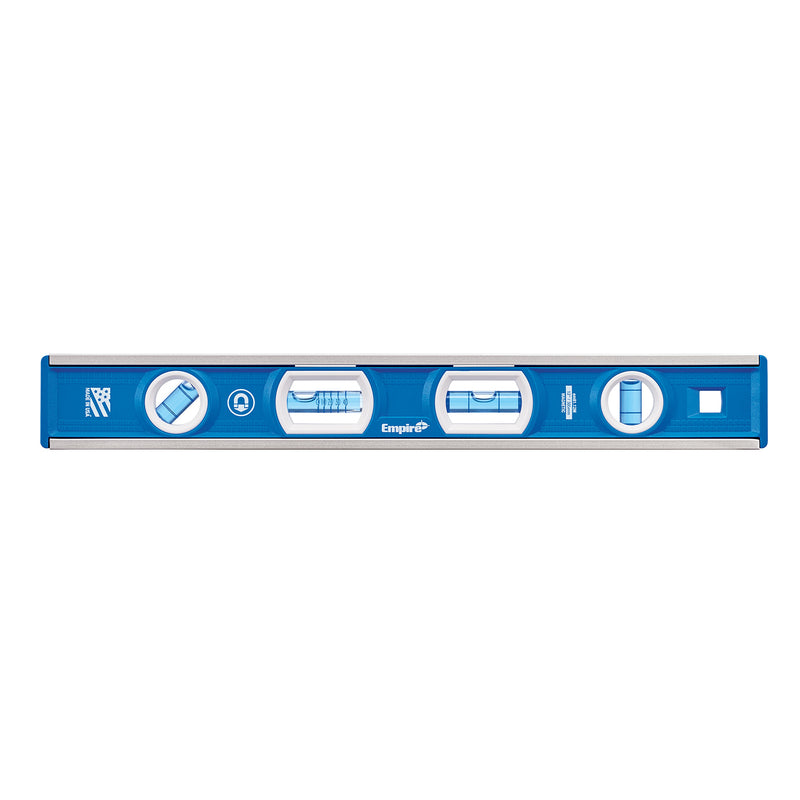 Empire True Blue 12 in. Aluminum Magnetic Tool Box Level 4 vial