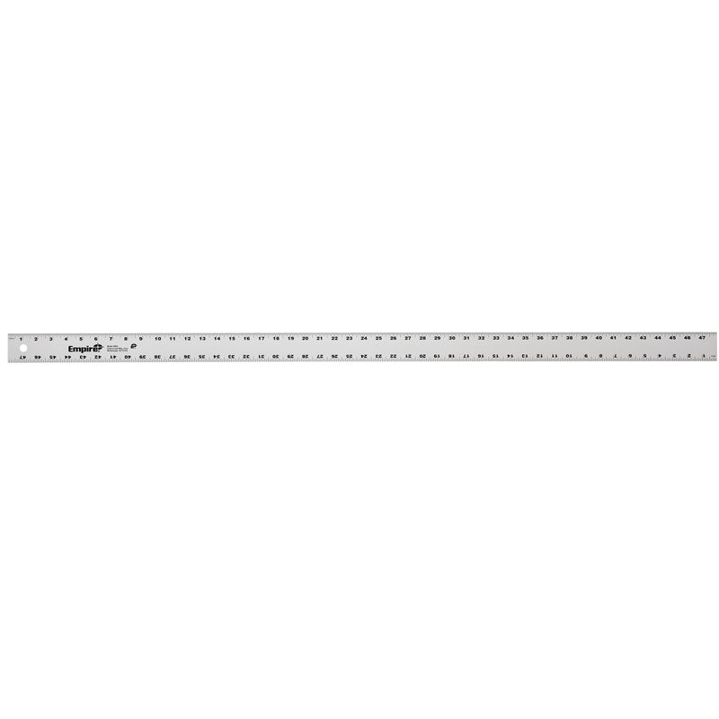Empire 48 in. L X 2 in. W Aluminum Heavy-Duty Straight-Edge Ruler SAE