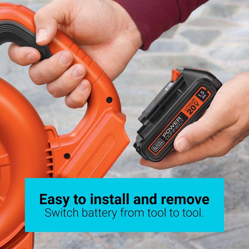 Black+Decker 20V MAX LBXR20 1.5 Ah Lithium-Ion Battery