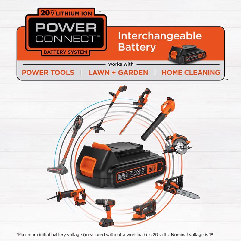 Black+Decker 20V MAX LBXR20 1.5 Ah Lithium-Ion Battery