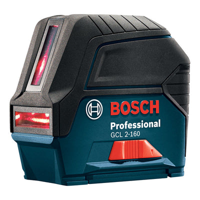 Bosch 2 beam Self Leveling Cross-Line Laser 165 ft. 8 pc