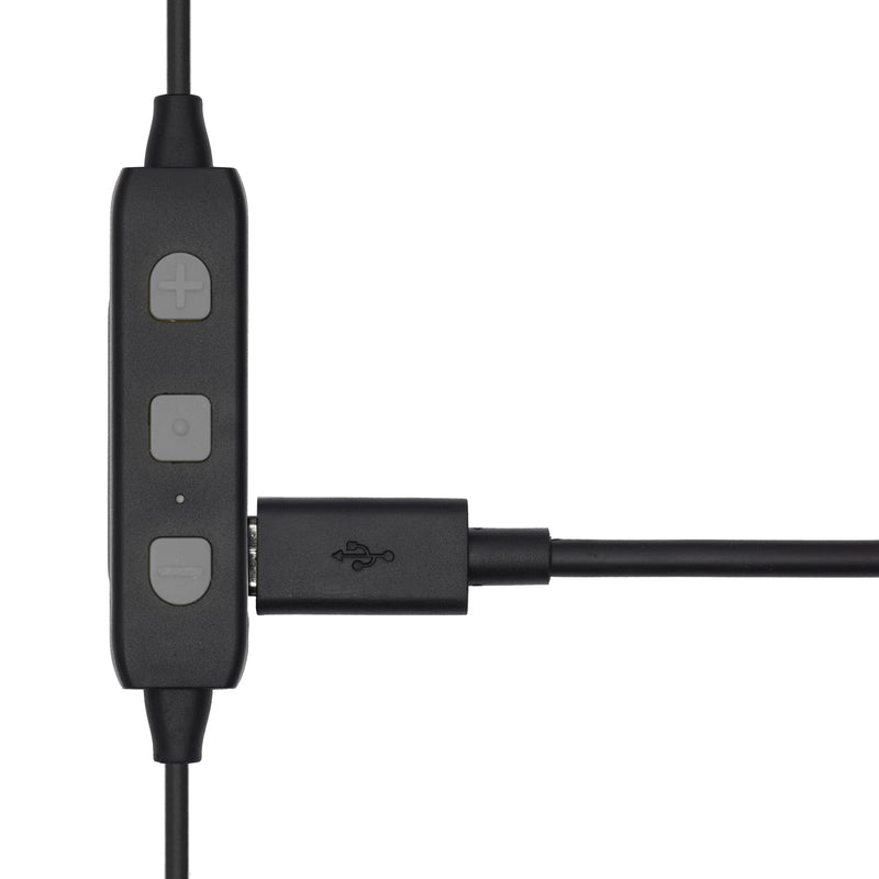 Plugfones Liberate 2.0 29 dB Nylon/Silicone/Soft Foam Bluetooth Earplugs/Earphones w/Mic Black 1 pai