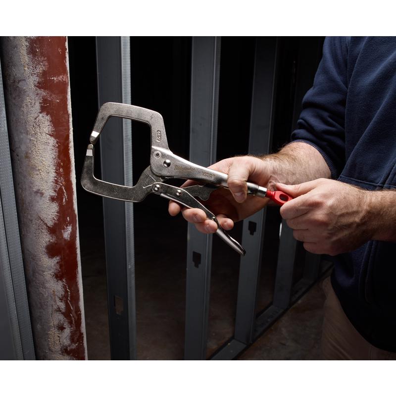 Milwaukee Torque Lock 2 in. X 2-1/8 in. D Locking C-Clamp 500 lb