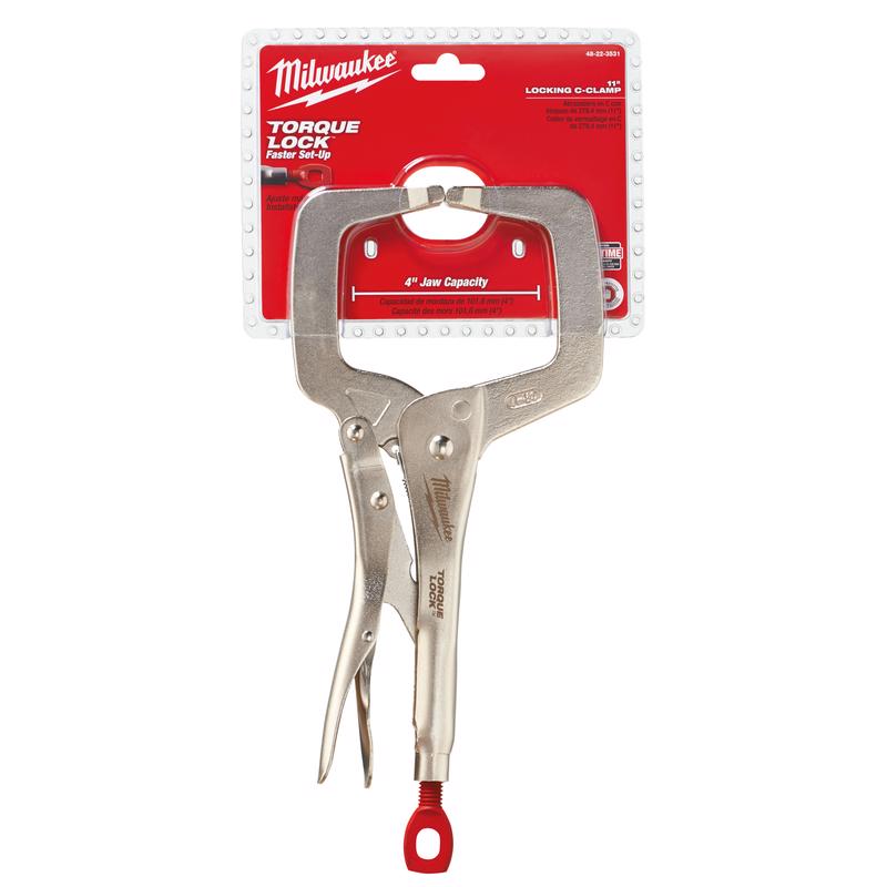 Milwaukee Torque Lock 2 in. X 2-1/8 in. D Locking C-Clamp 500 lb