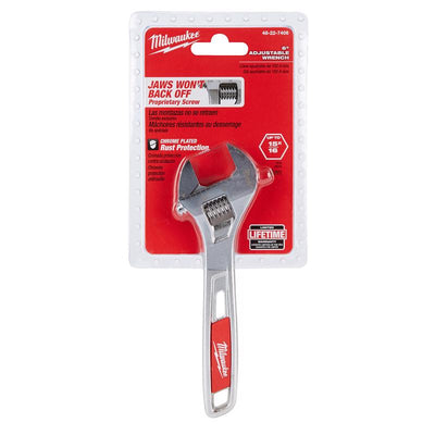 Milwaukee SAE Adjustable Wrench 8.95 in. L
