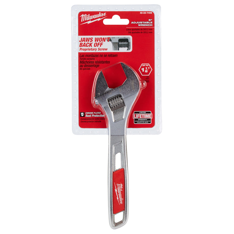 Milwaukee SAE Adjustable Wrench 10.85 in. L
