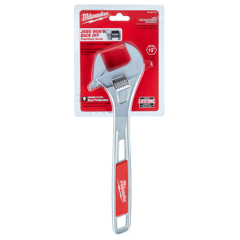 Milwaukee SAE Adjustable Wrench 14.2 in. L