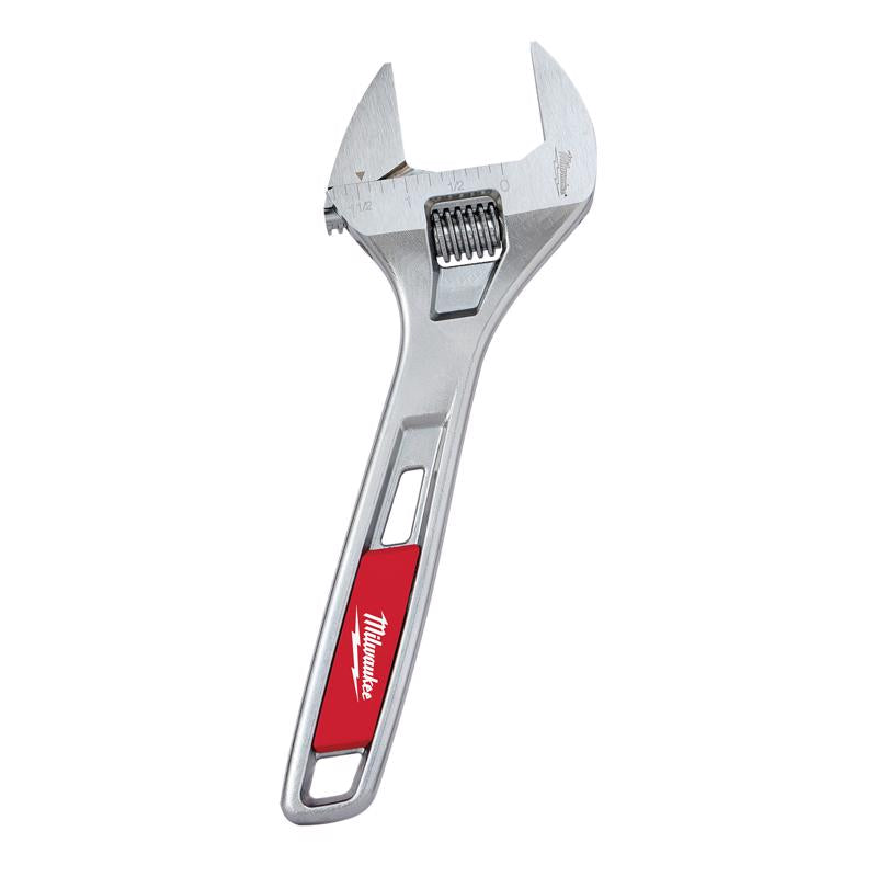 Milwaukee SAE Wide Jaw Adjustable Wrench 8 in. L