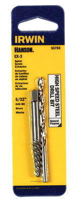 Irwin Hanson 5/32 in. X 5/32 in. D High Speed Steel Drill Bit Extractor Set 6 in.