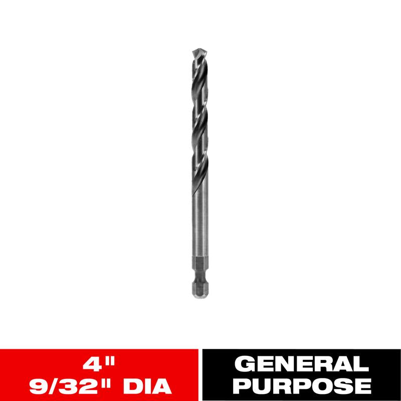 Diablo 1/4 in. X 4 in. L Cobalt Pilot Drill Bit Hex Shank