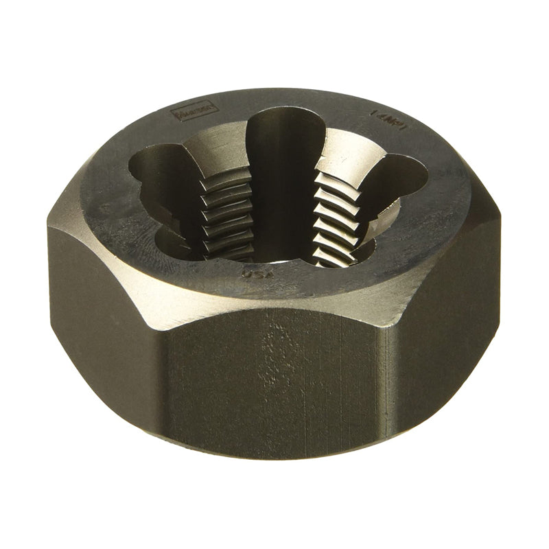 Irwin Hanson High Carbon Steel SAE Hexagon Die 1/2 in.