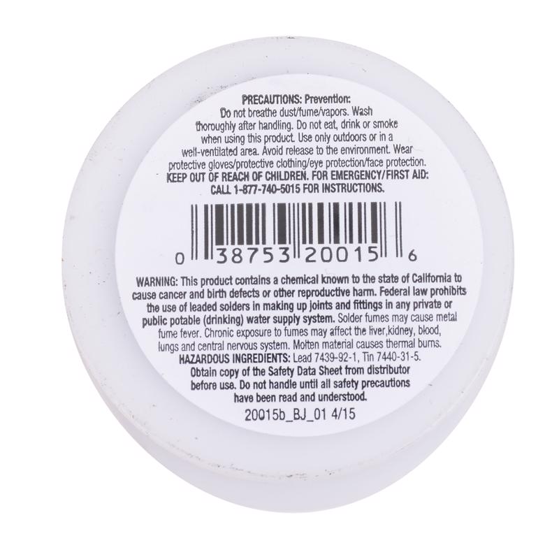Oatey 16 oz Solid Wire Solder 0.125 in. D Tin/Lead 50/50