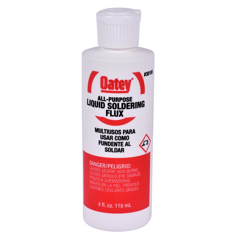 Oatey 4 oz Lead-Free Liquid Soldering Flux Ammonium Chloride