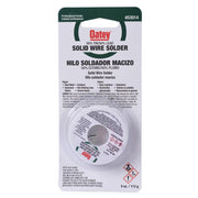 Oatey 4 oz Solid Wire Solder 0.125 in. D Tin/Lead 50/50