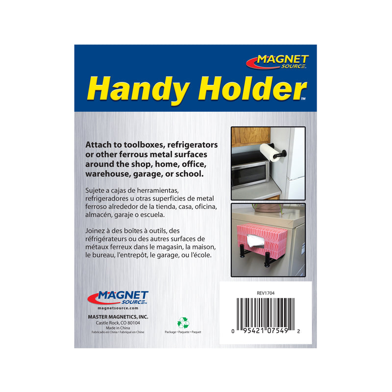 Magnet Source Handy Holder 4.625 in. L X 2.625 in. W Black Tool Holder