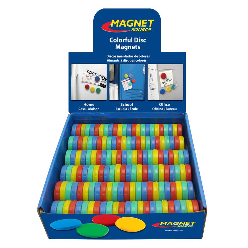 Magnet Source 1.25 in. L X 0.25 in. W Assorted Disc Magnets 0.5 lb. pull