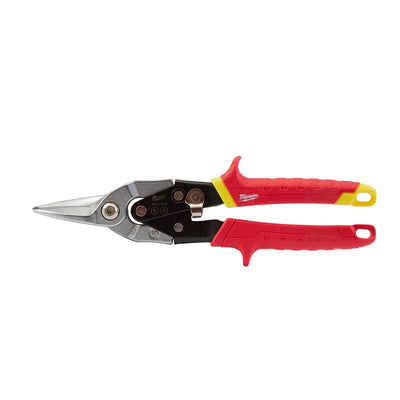 Milwaukee 10 in. Forged Alloy Steel Left Serrated Aviation Snips 22 Ga.