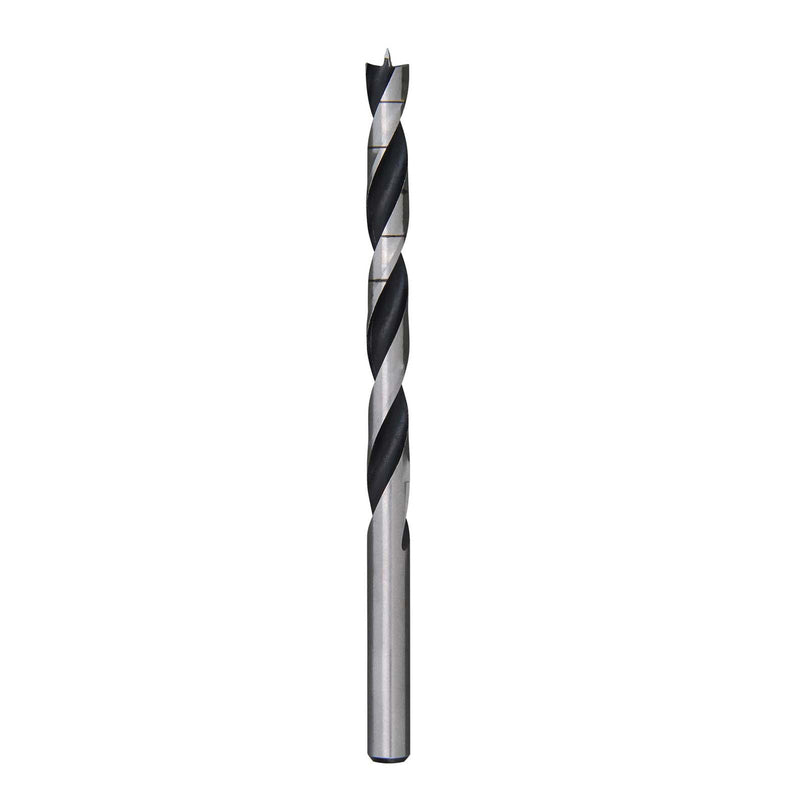 Milwaukee 1/4 in. X 4 in. L High Speed Steel Brad Point Bits Drill Bit Round Shank