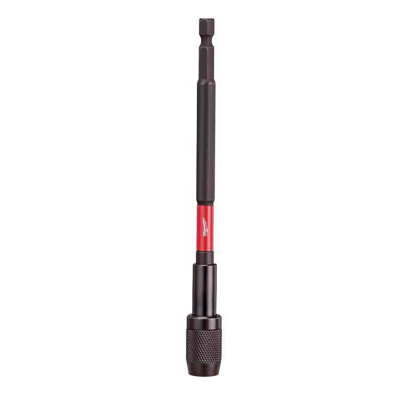 Milwaukee Shockwave 6 in. Alloy Steel Impact Magnetic Locking Bit Holder 1/4 in. Hex Shank