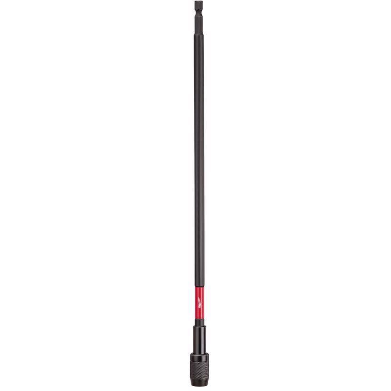 Milwaukee Shockwave 12 in. Alloy Steel Impact Magnetic Locking Bit Holder 1/4 in. Hex Shank