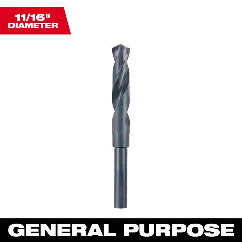 Milwaukee Thunderbolt 11/16 in. X 6 in. L Drill Bit 3-Flat Shank