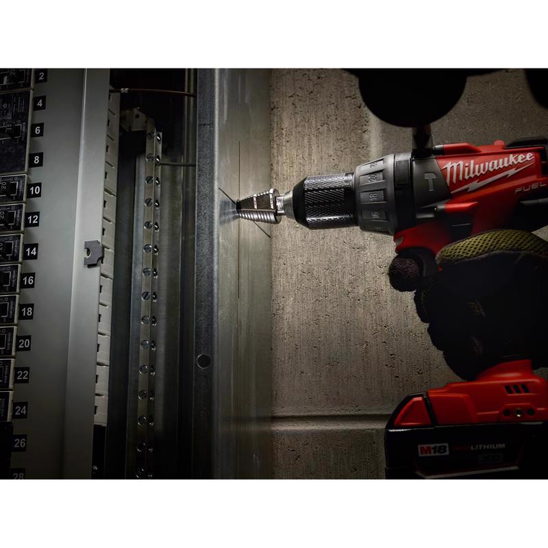 Milwaukee #9 in. X 6 in. L Step Drill Bit 3-Flat Shank