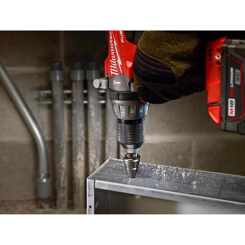 Milwaukee #9 in. X 6 in. L Step Drill Bit 3-Flat Shank