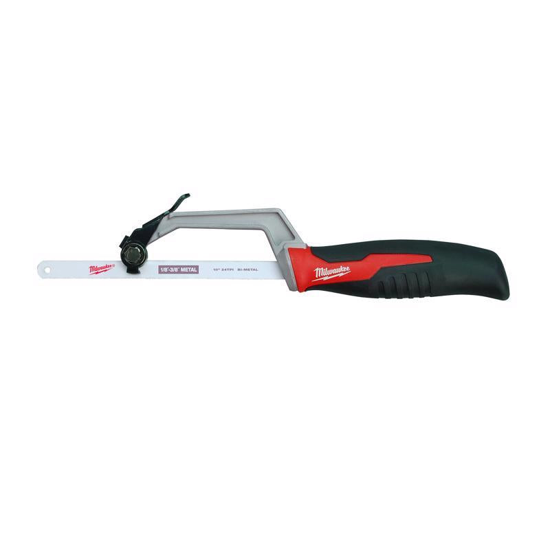 Milwaukee 10 in. Bi-Metal Compact Hacksaw Black/Red