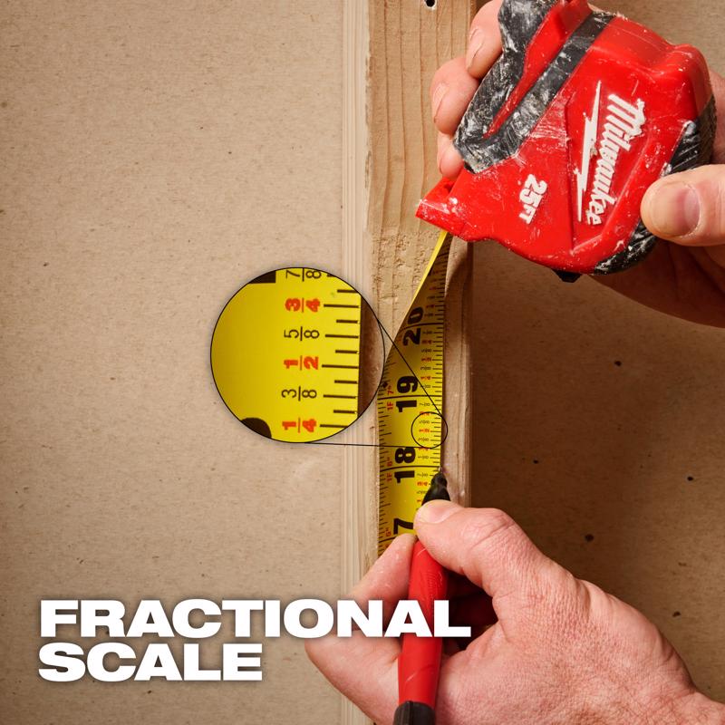 Milwaukee 30 ft. L X 1.65 in. W Compact Tape Measure