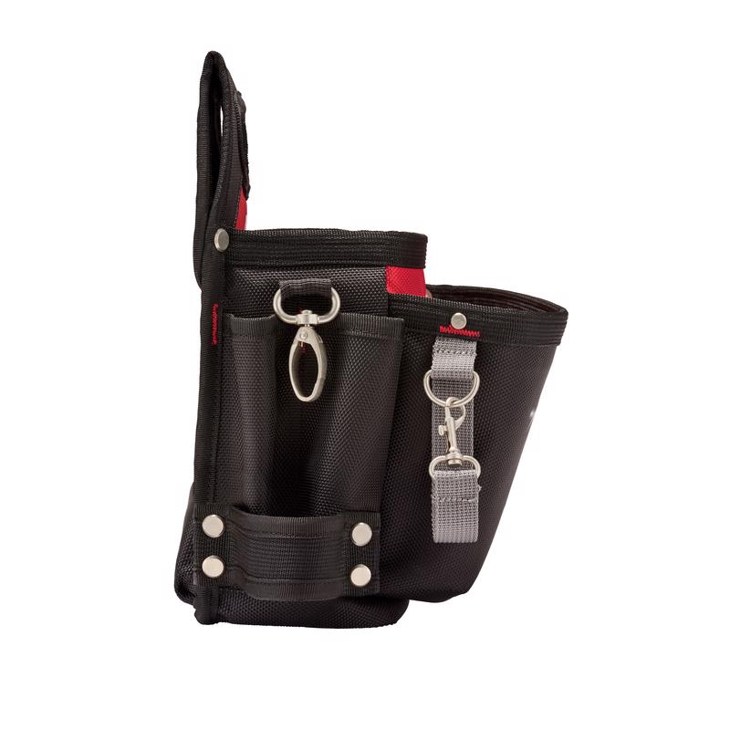 Milwaukee Ballistic Nylon Electrician's Pouch 15 pocket Black/Red