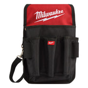 Milwaukee 6.7 in. W X 10.75 in. H Ballistic Nylon Utility Pouch 9 pocket Black/Red
