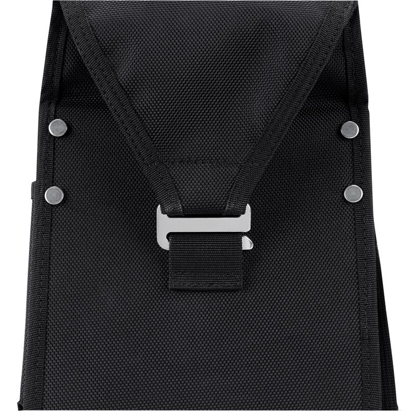 Milwaukee 6.7 in. W X 10.75 in. H Ballistic Nylon Utility Pouch 9 pocket Black/Red