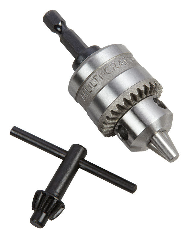 Jacobs 1/4 in. in. Chuck 1/4 in. 3-Flat Shank