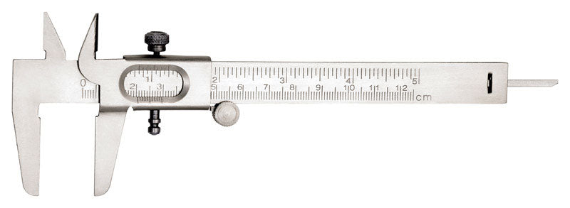 Empire 7-1/2 in. L X 2-5/8 in. W Vernier Caliper 5 in. Silver