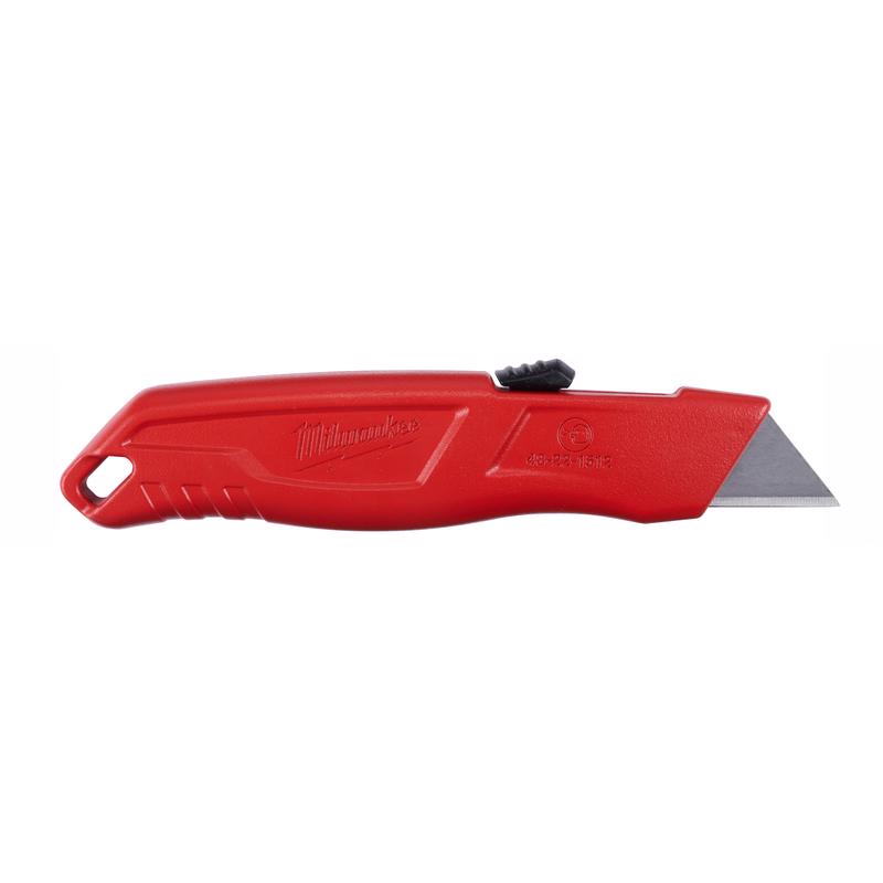 Milwaukee 5-3/4 in. Self-Retracting Safety Knife Red