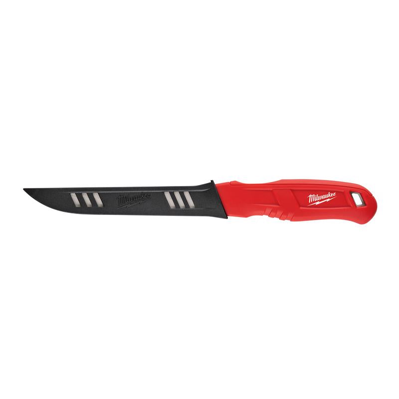 Milwaukee 12 in. Fixed Blade Smooth Insulation Knife Red